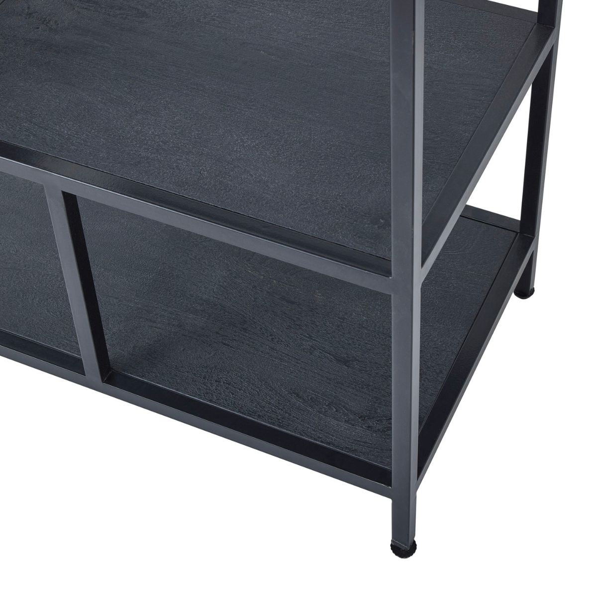 Large Black Multi Shelf Unit