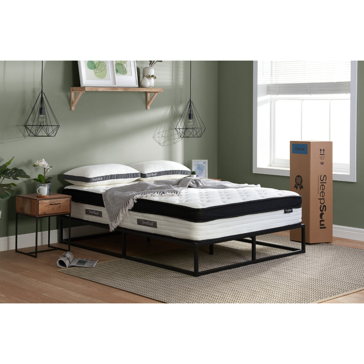 SleepSoul Cloud Double Foam Mattress 135cm