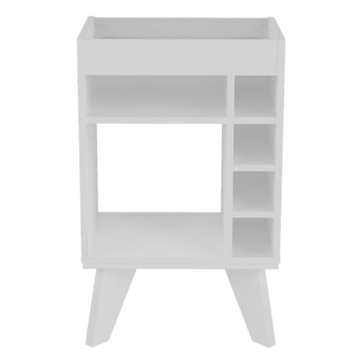 Naples Mini Bar/Side Table - White