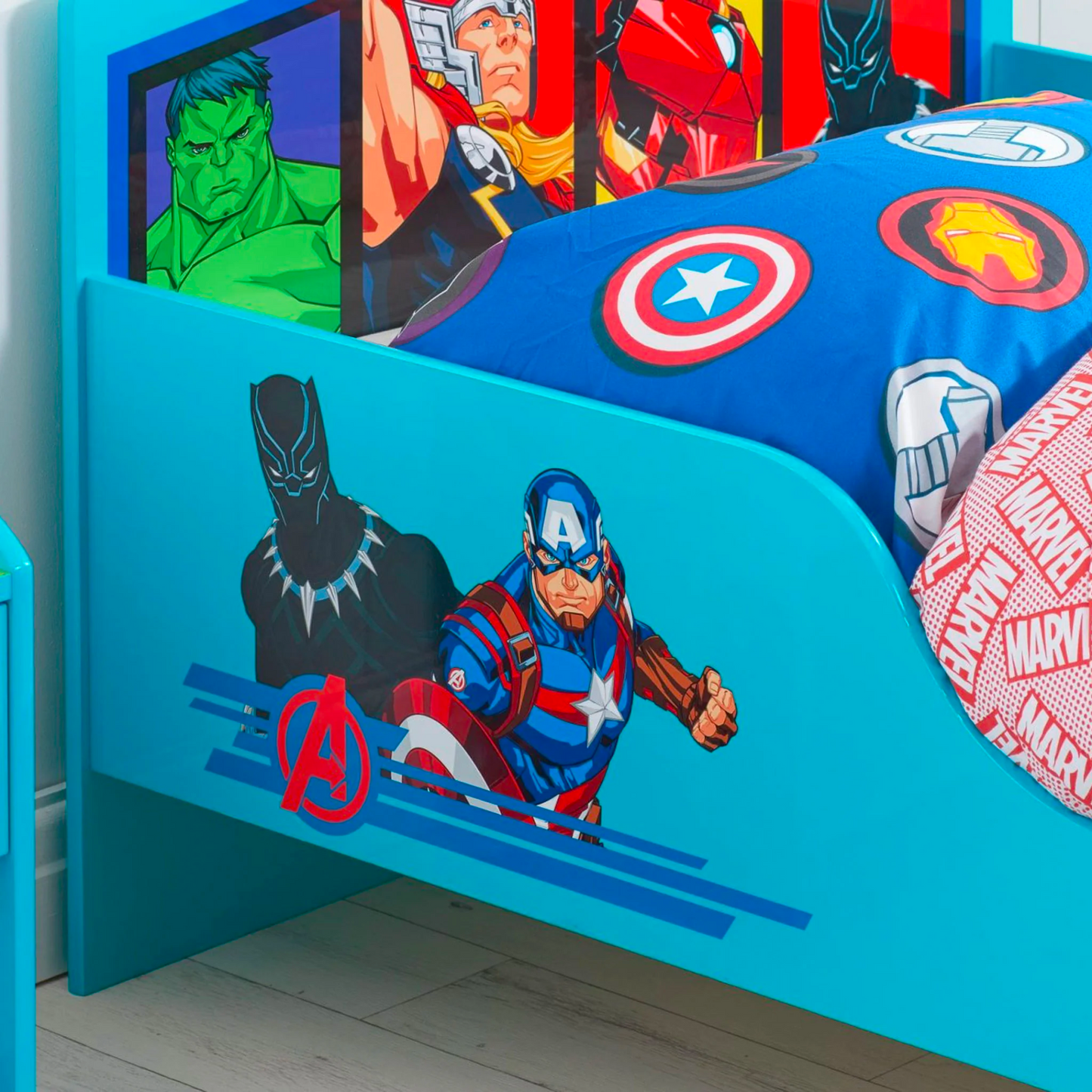 Kids Disney/Marvel Avengers Single Bed