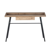 Urban 1 Drawer Rustic Office Desk With Shelf