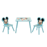 Kids Disney Mickey Mouse Table & 2 Chairs