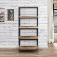 Urban 5 Tier Rustic Bookcase