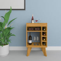 Naples Mini Bar/Side Table - Oak