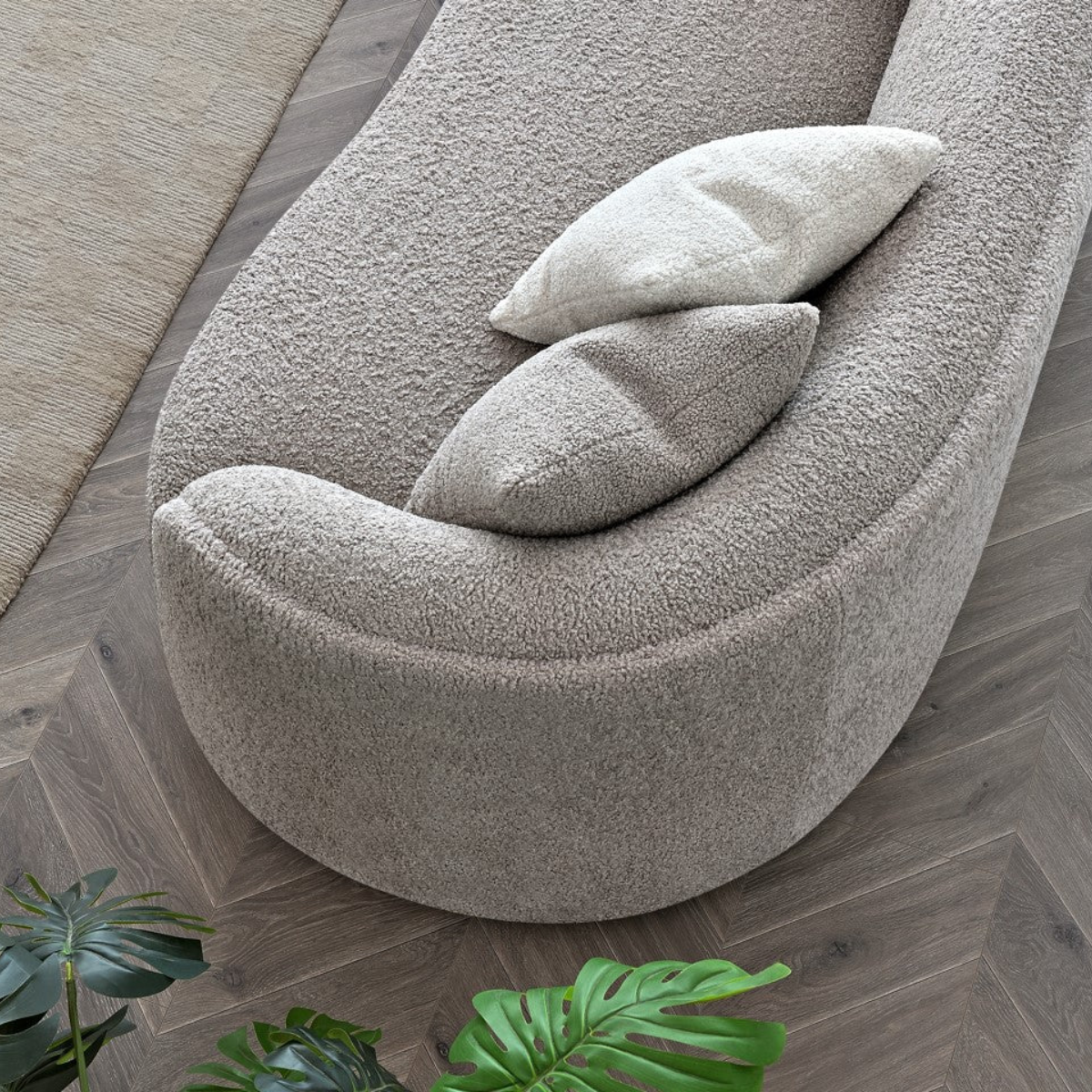 Aluxo Nolita Boucle Teddy Sofa