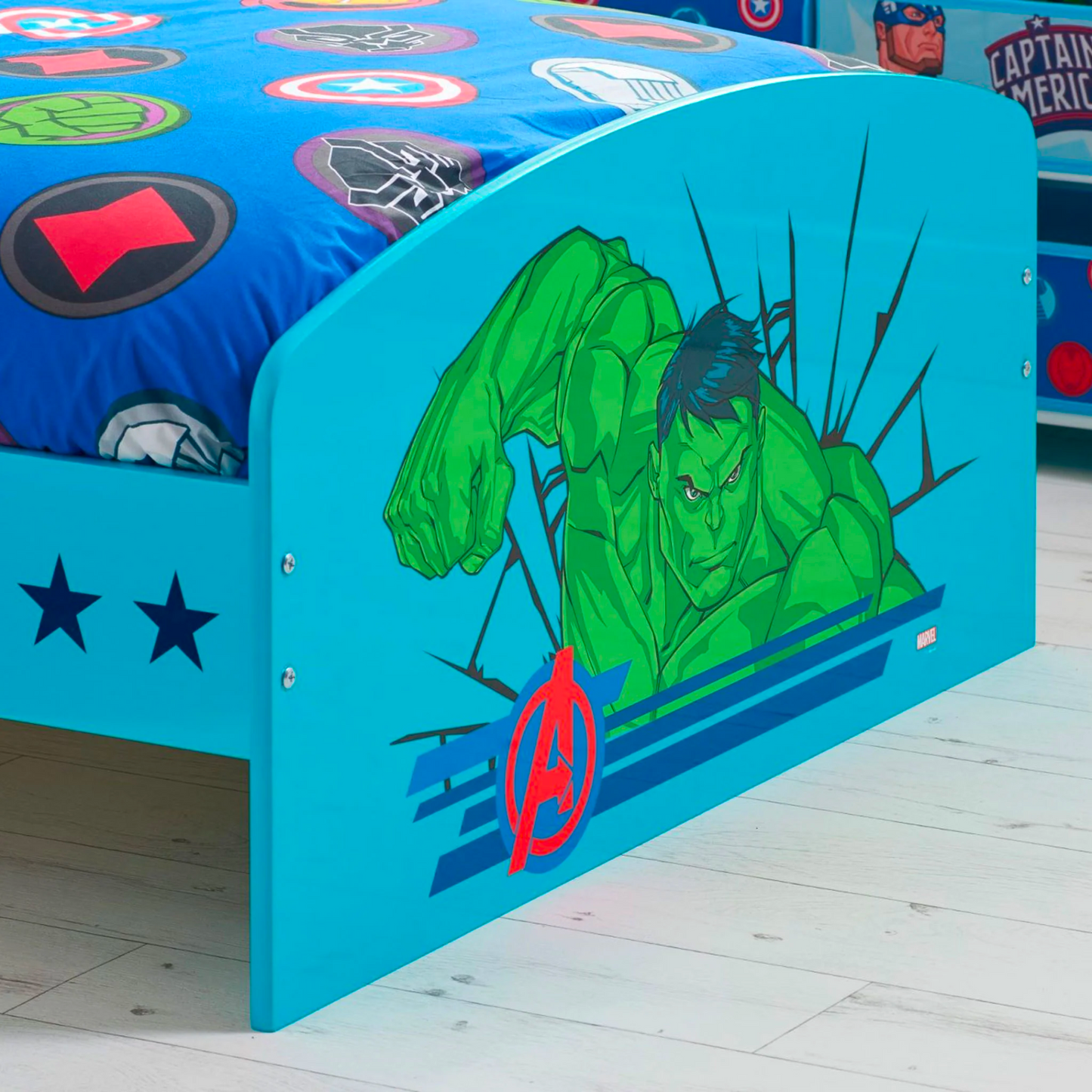 Kids Disney/Marvel Avengers Single Bed