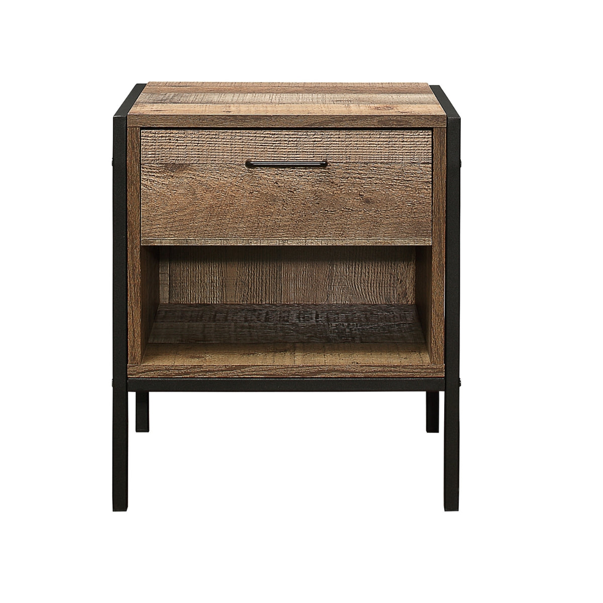 Urban Rustic 1 Drawer Bedside