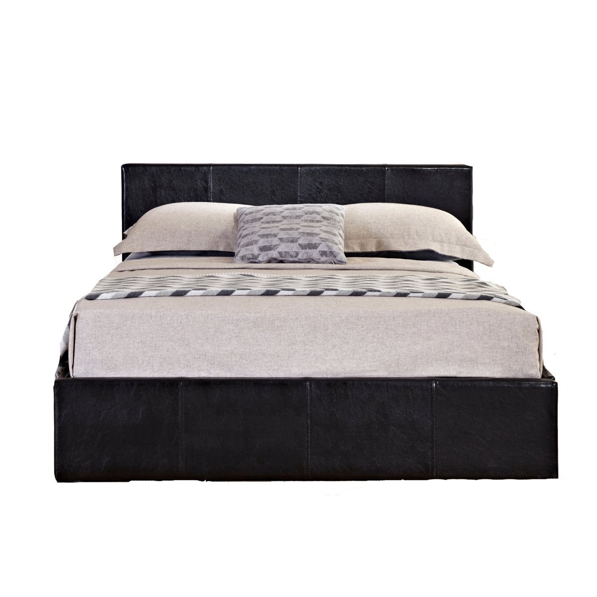 Berlin 4ft Small Double Ottoman Bed - Faux Leather
