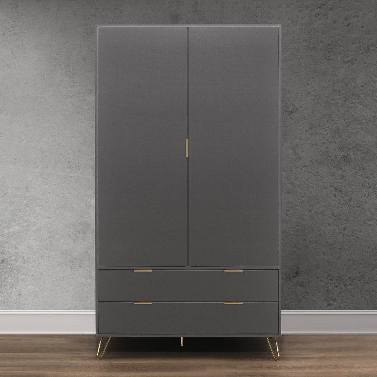 Arlo 2 Door 2 Drawer Wardrobe