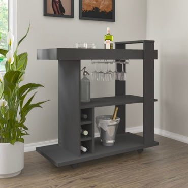 Naples Breakfast Bar/Drinks Cart - Grey