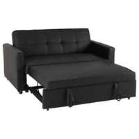 Astoria Sofa Bed - Black Faux Leather