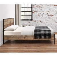 Urban Rustic Small Double Bed