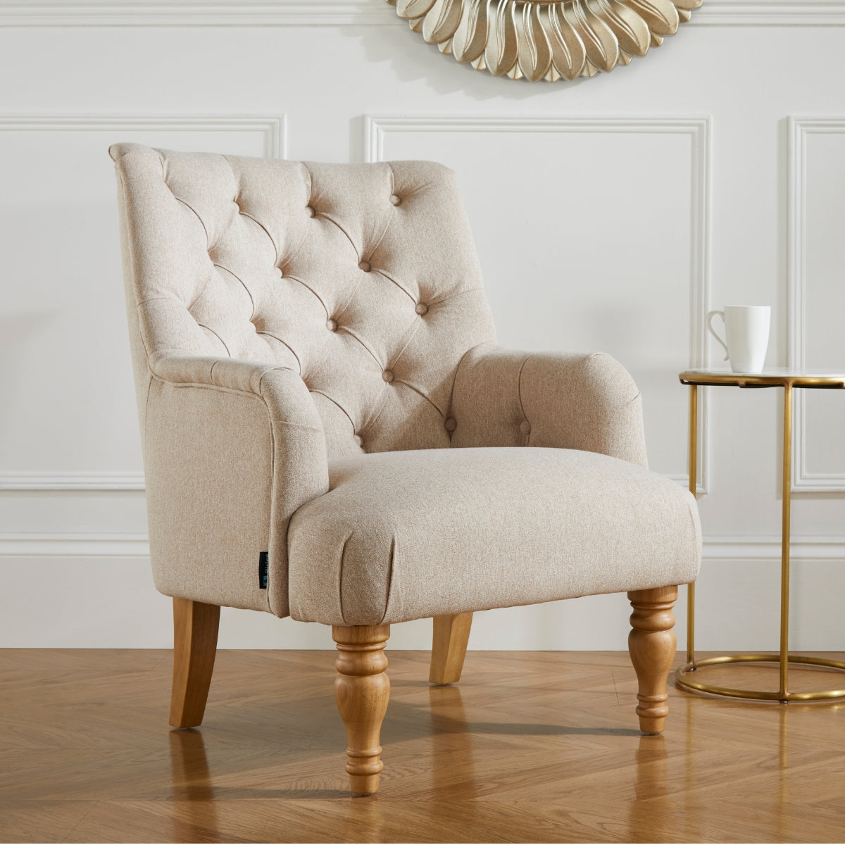 Padstow Button Back Arm Chair