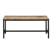Urban Rustic Dining Table & Bench Set