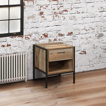 Urban Rustic 1 Drawer Bedside