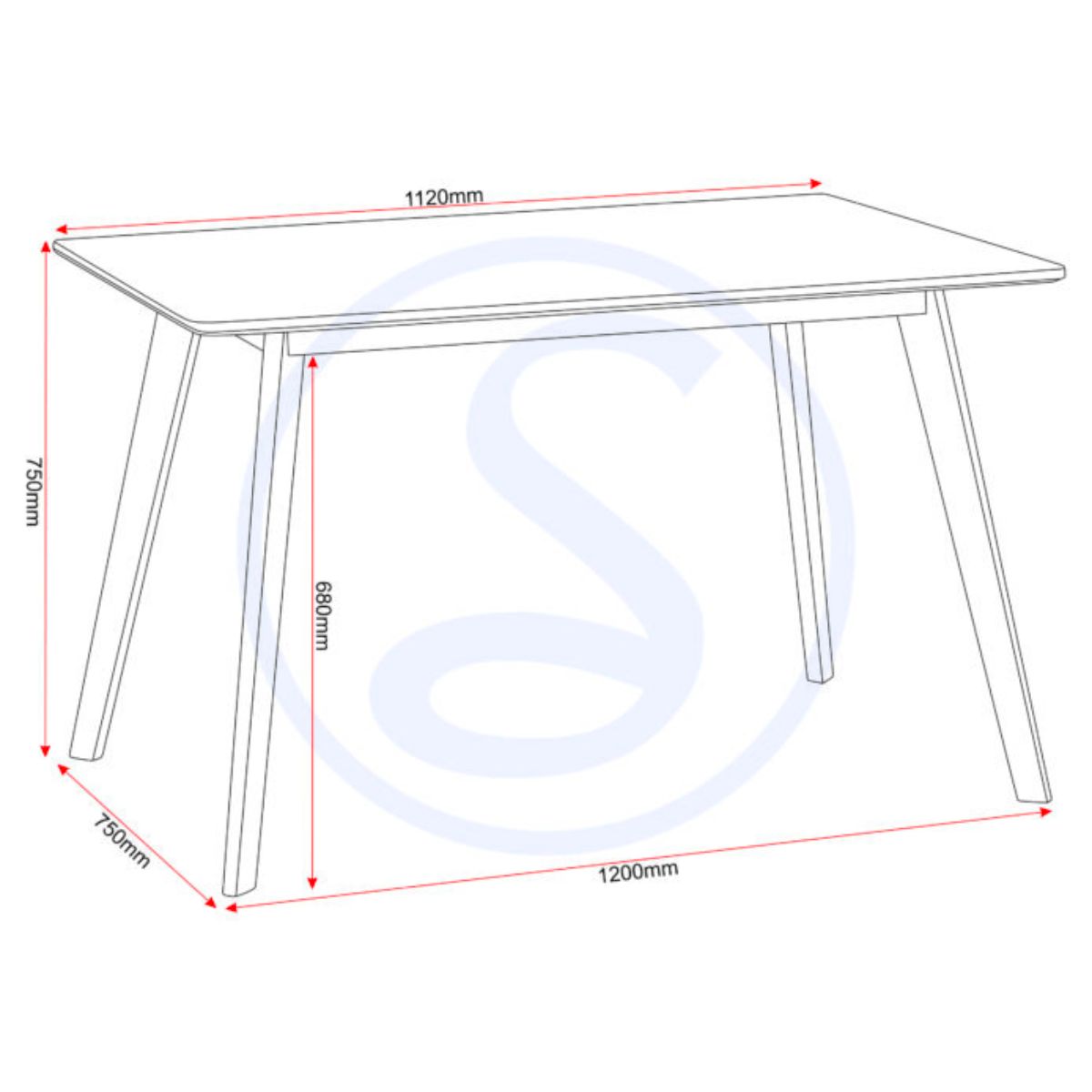 Bendal Dining Table with 4 Chairs