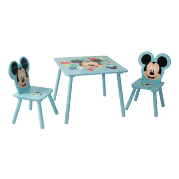 Kids Disney Mickey Mouse Table & 2 Chairs