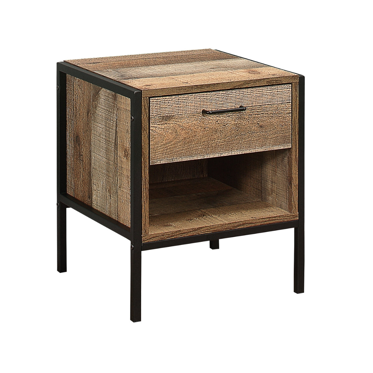 Urban Rustic 1 Drawer Bedside