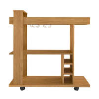 Naples Breakfast Bar/Drinks Cart - Oak