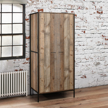 Urban Rustic 2 Door Wardrobe