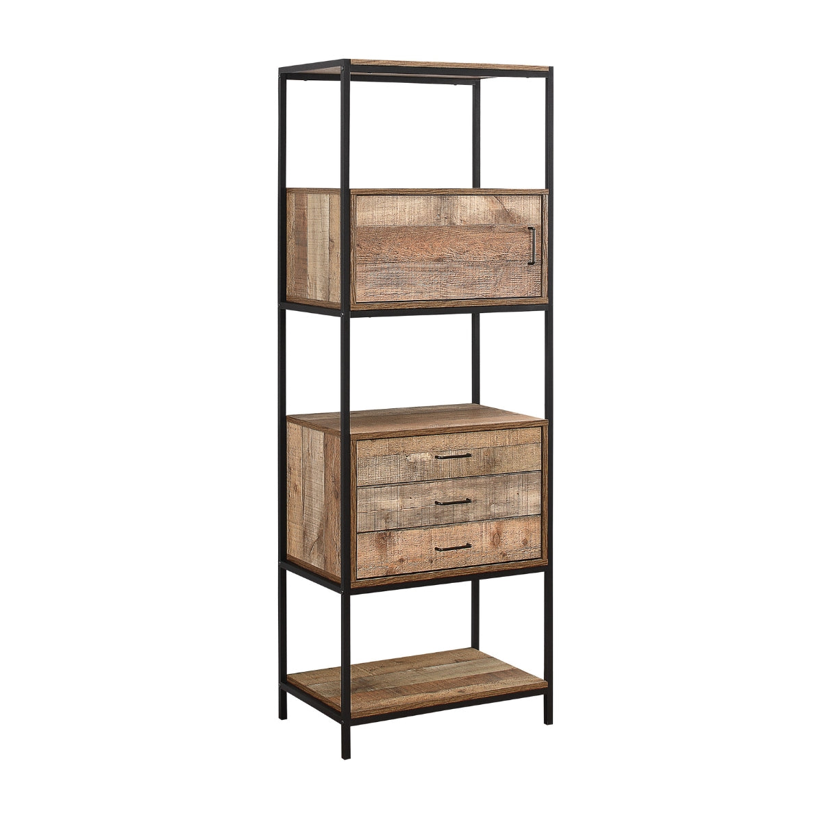 Urban 3 Drawer Rustic Shelving Unit
