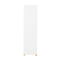 Brooklyn 2 Door 1 Drawer Mirrored Wardrobe in Oak Effect and Grey Finish