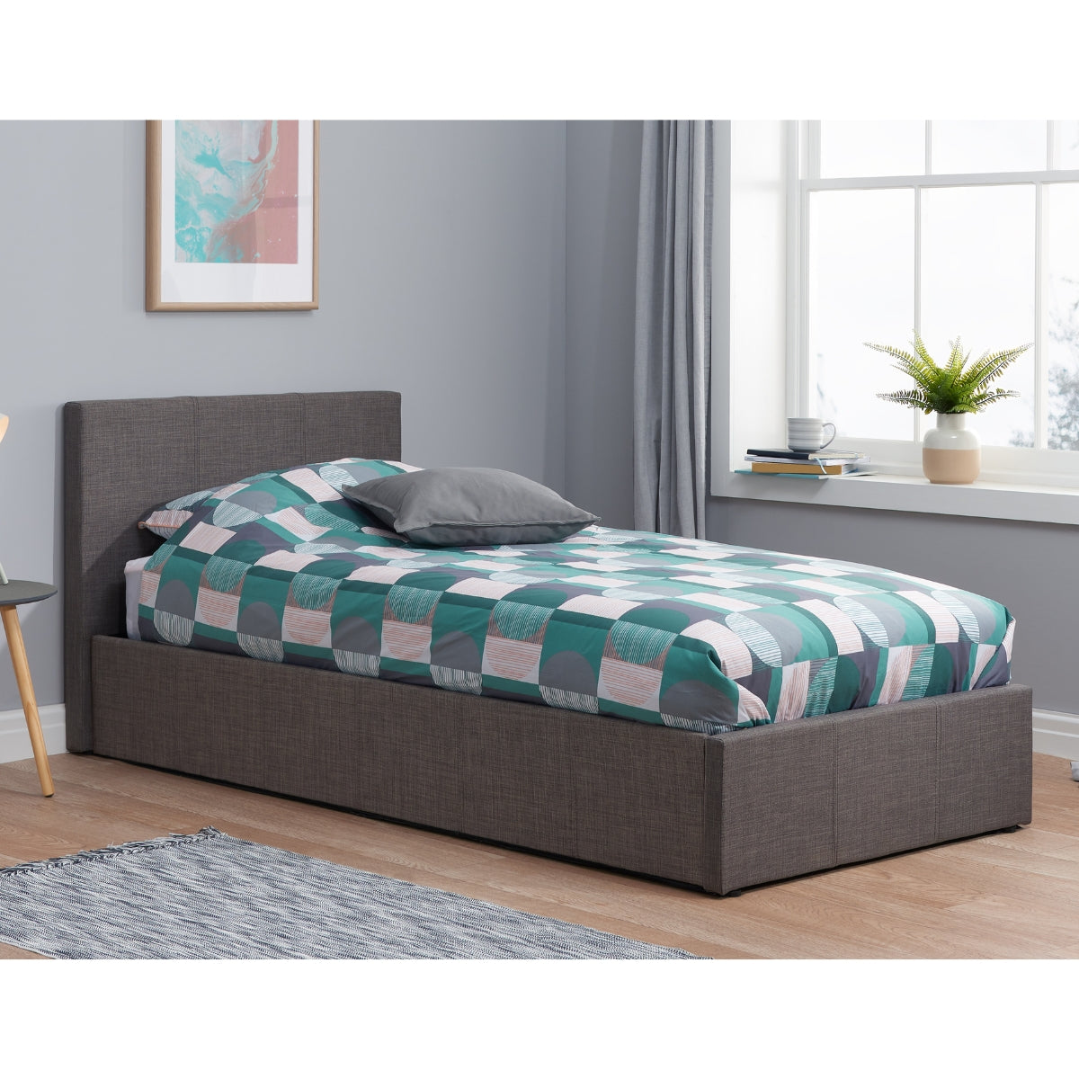 Berlin 3ft Single Ottoman Bed