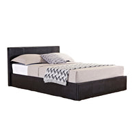 Berlin 4ft Small Double Ottoman Bed - Faux Leather