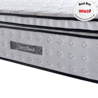 SleepSoul Space 2000 Pocket Sprung Boxtop Double Mattress 135cm