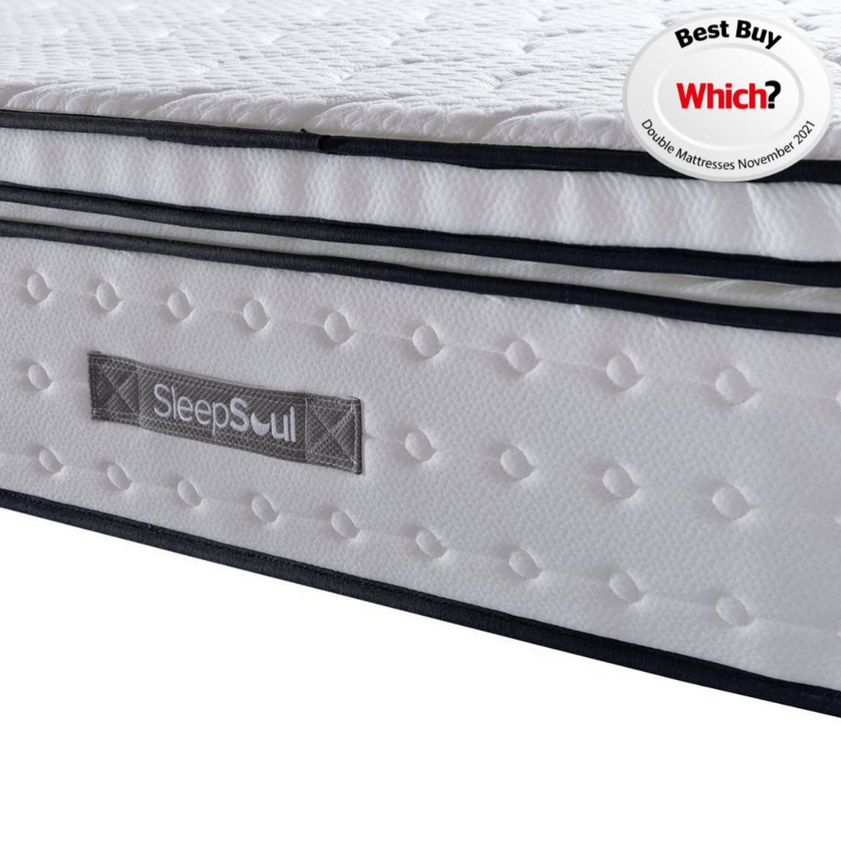 SleepSoul Space 2000 Pocket Sprung Boxtop King Mattress 150cm