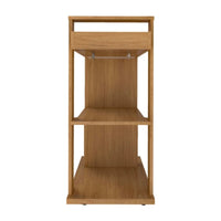 Naples Breakfast Bar/Drinks Cart - Oak