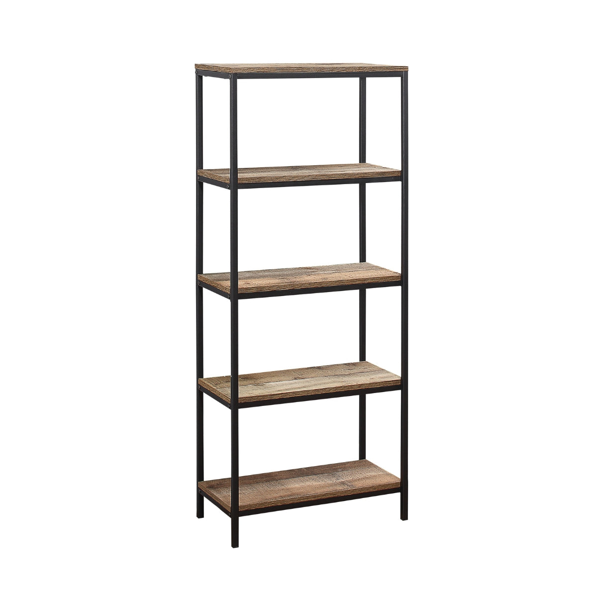 Urban 5 Tier Rustic Bookcase