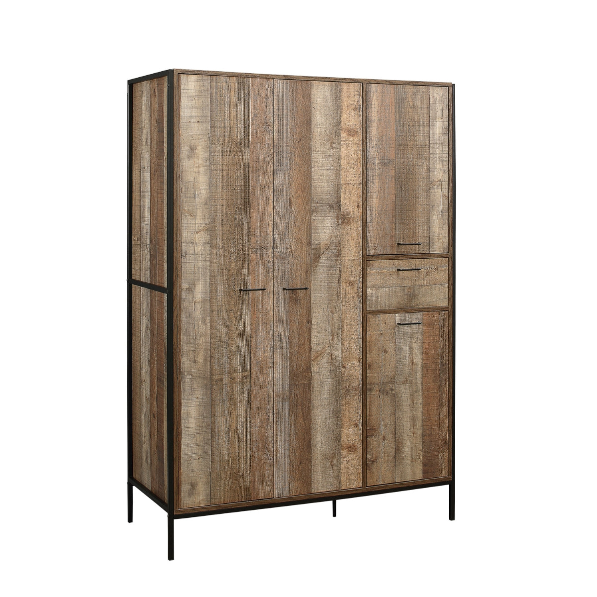 Urban Rustic 4 Door Wardrobe