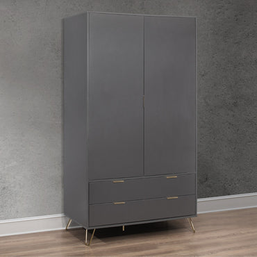 Arlo 2 Door 2 Drawer Wardrobe