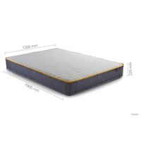 SleepSoul Comfort Double Foam Mattress 135cm