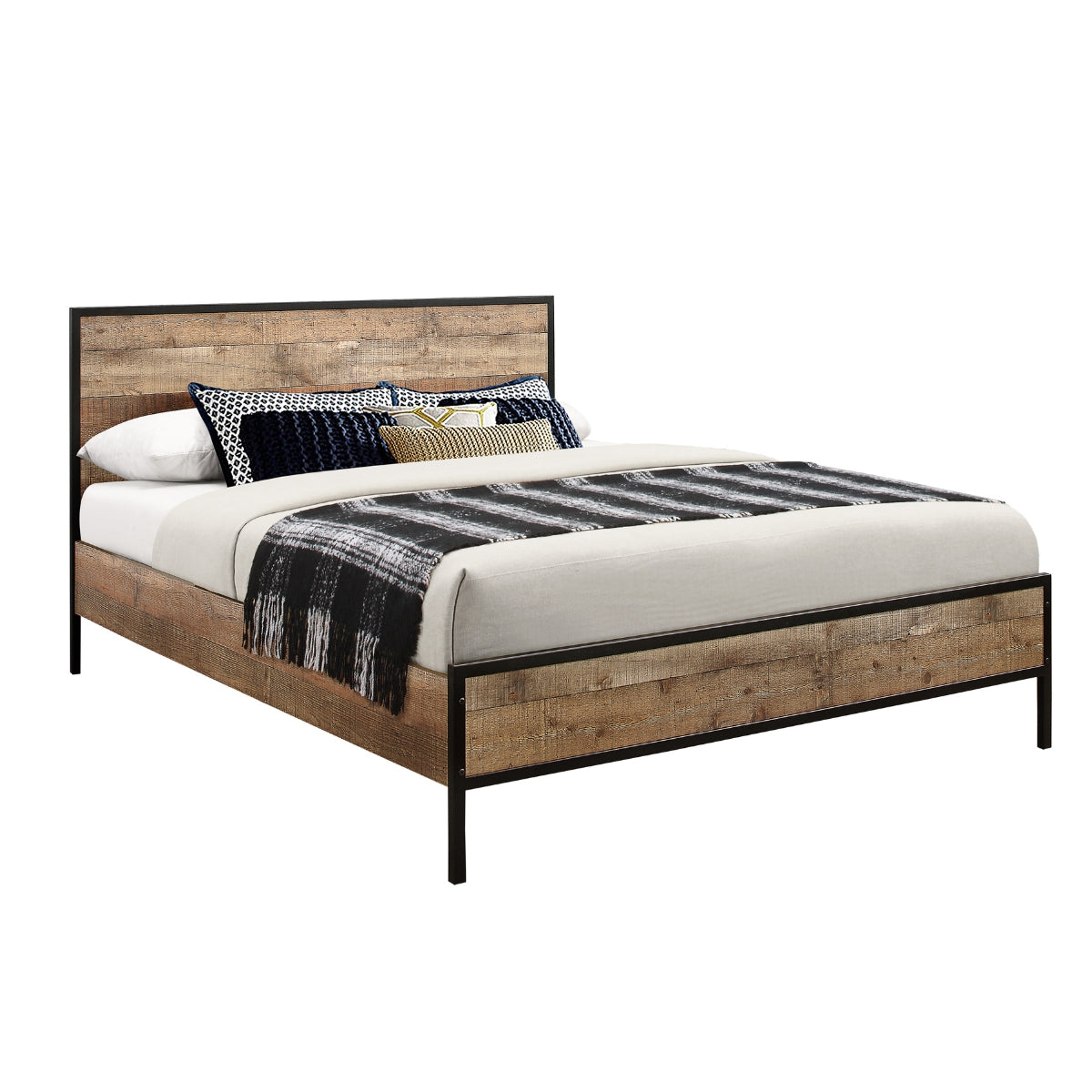 Urban Rustic Small Double Bed