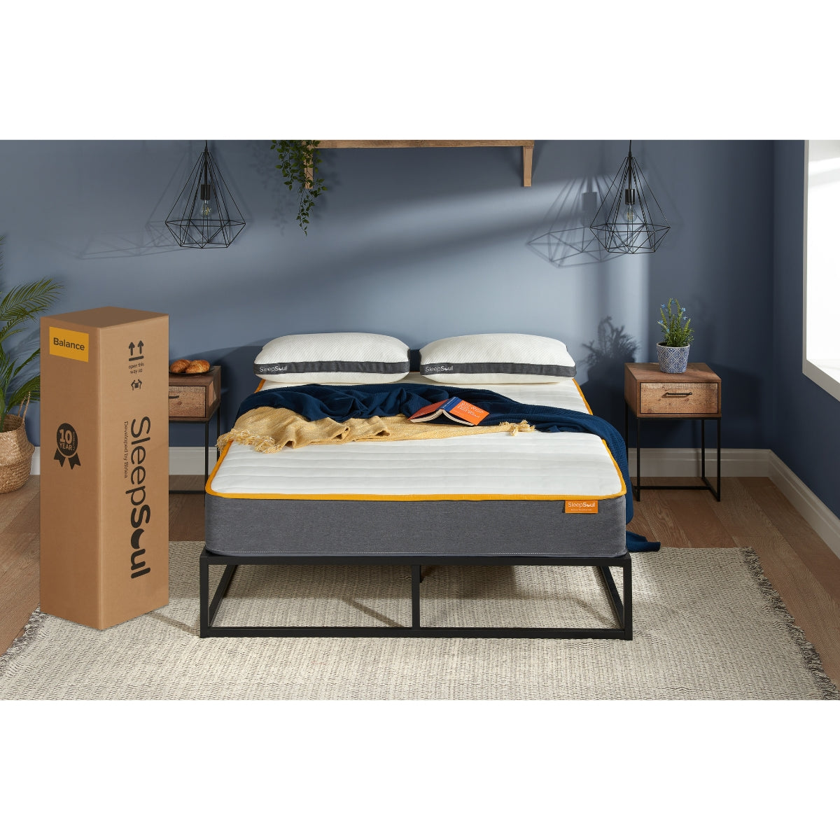 SleepSoul Balance King Memory Foam Mattress 150cm