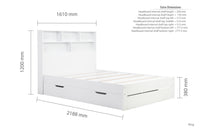 Alfie 5ft King Storage Bed