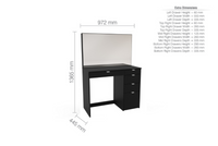 Ava 5 Drawer Dressing Table