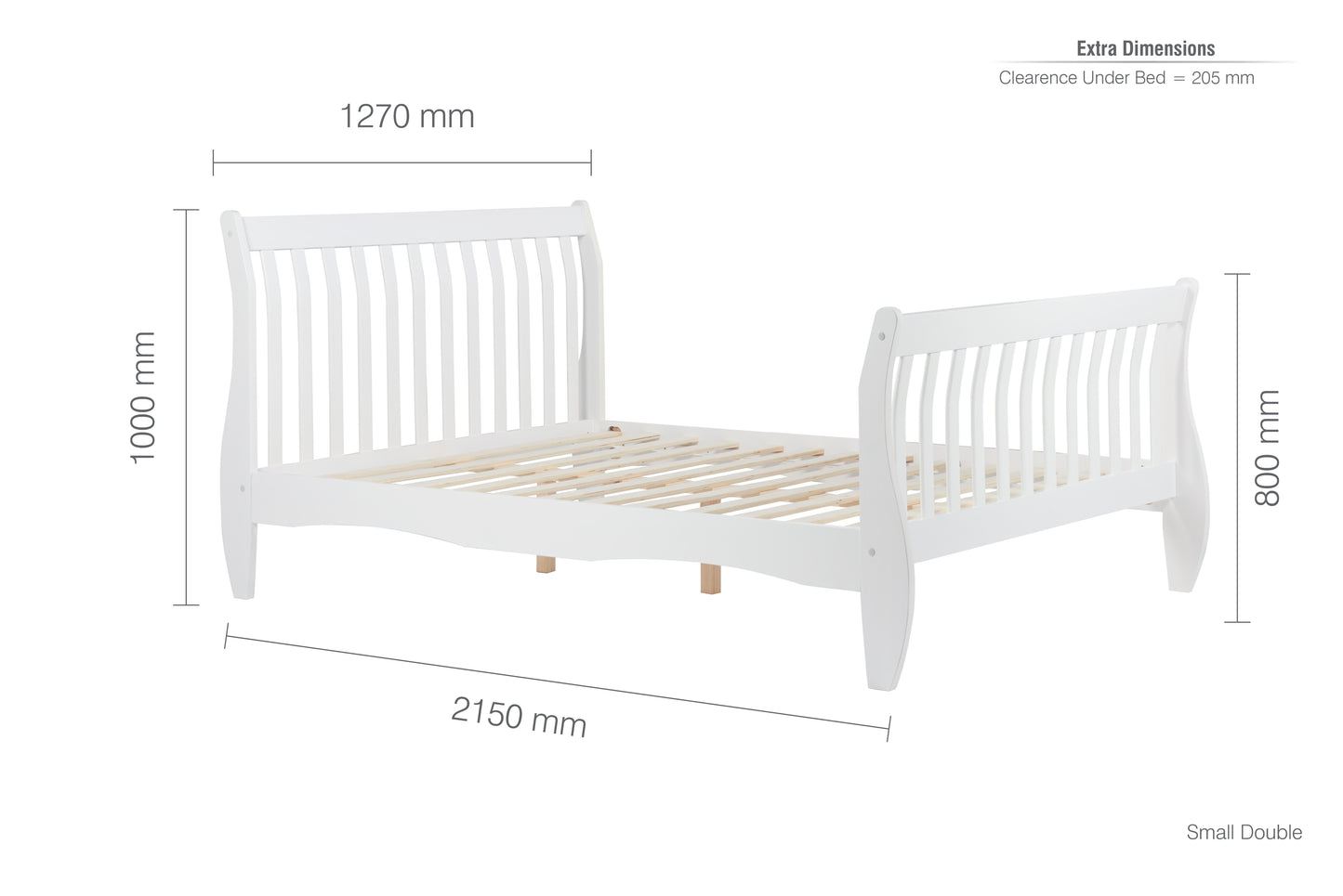 Belford 4ft Small Double Bed