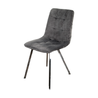 Squared Grey Dining Chair (set of 2)