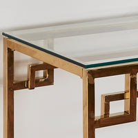 Cesar Gold Console Table