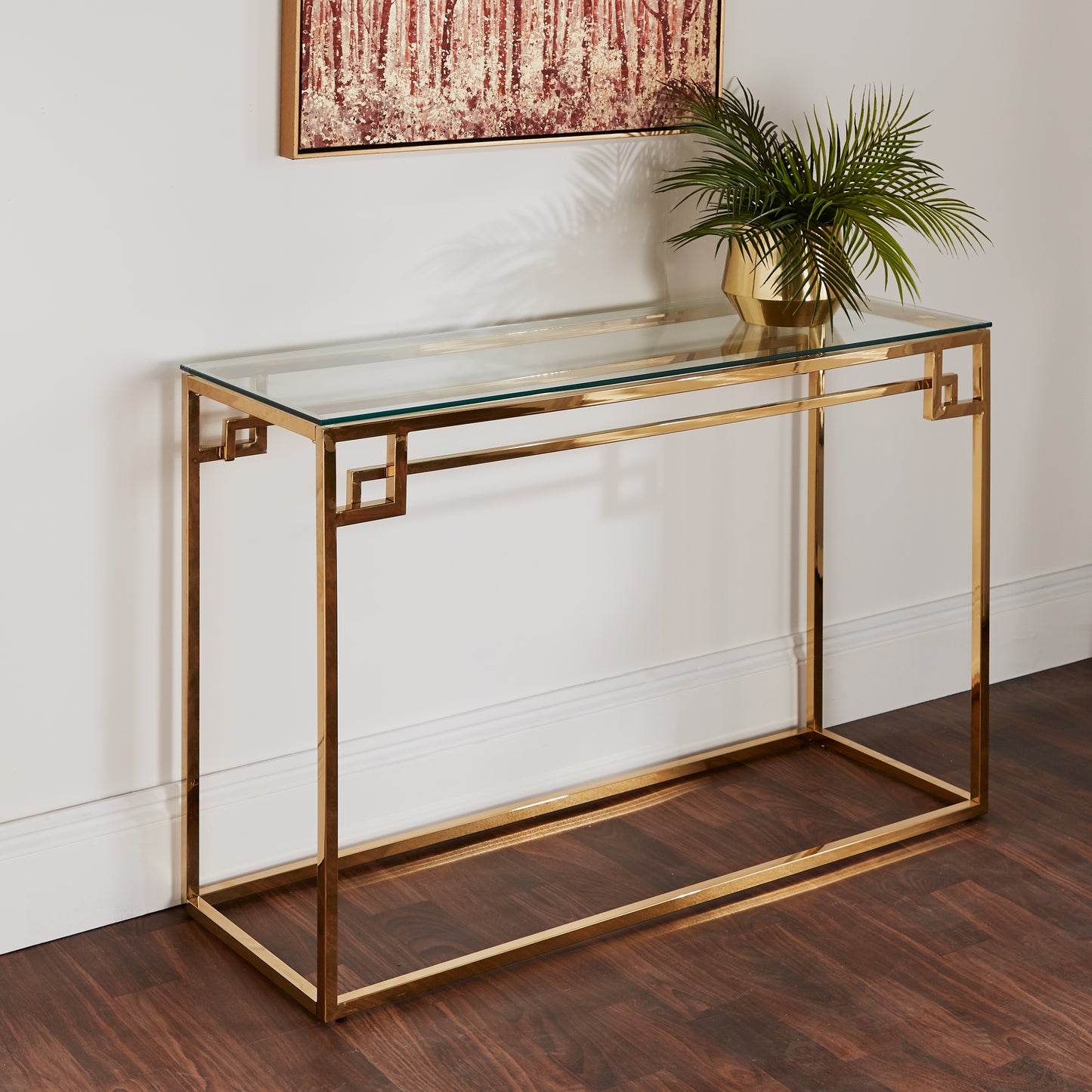 Cesar Gold Console Table