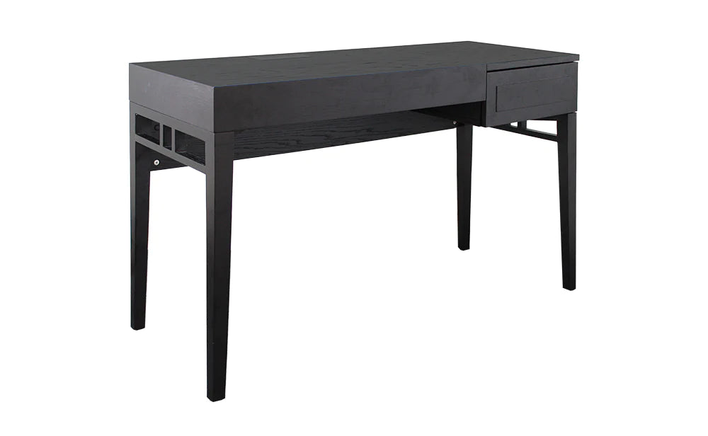 Elsa Office Desk - Black Oak