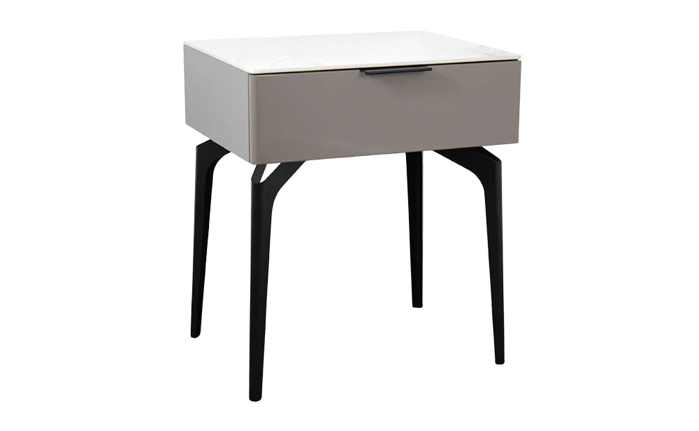 Ida Nightstand Bedside Drawer - Grey