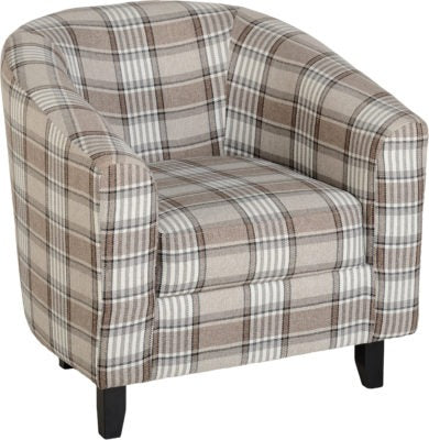 Hammond Checked Tub Chair