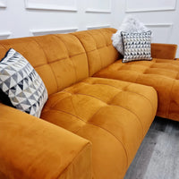 Oslo Open Plan Sofa - Burnt Orange