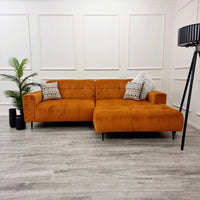 Oslo Open Plan Sofa - Burnt Orange