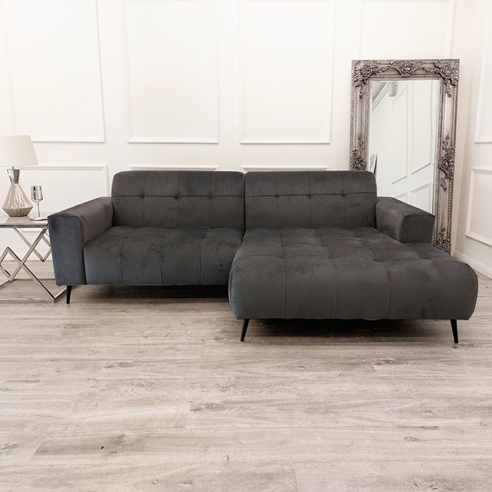 Oslo Open Plan Sofa - Steel Grey