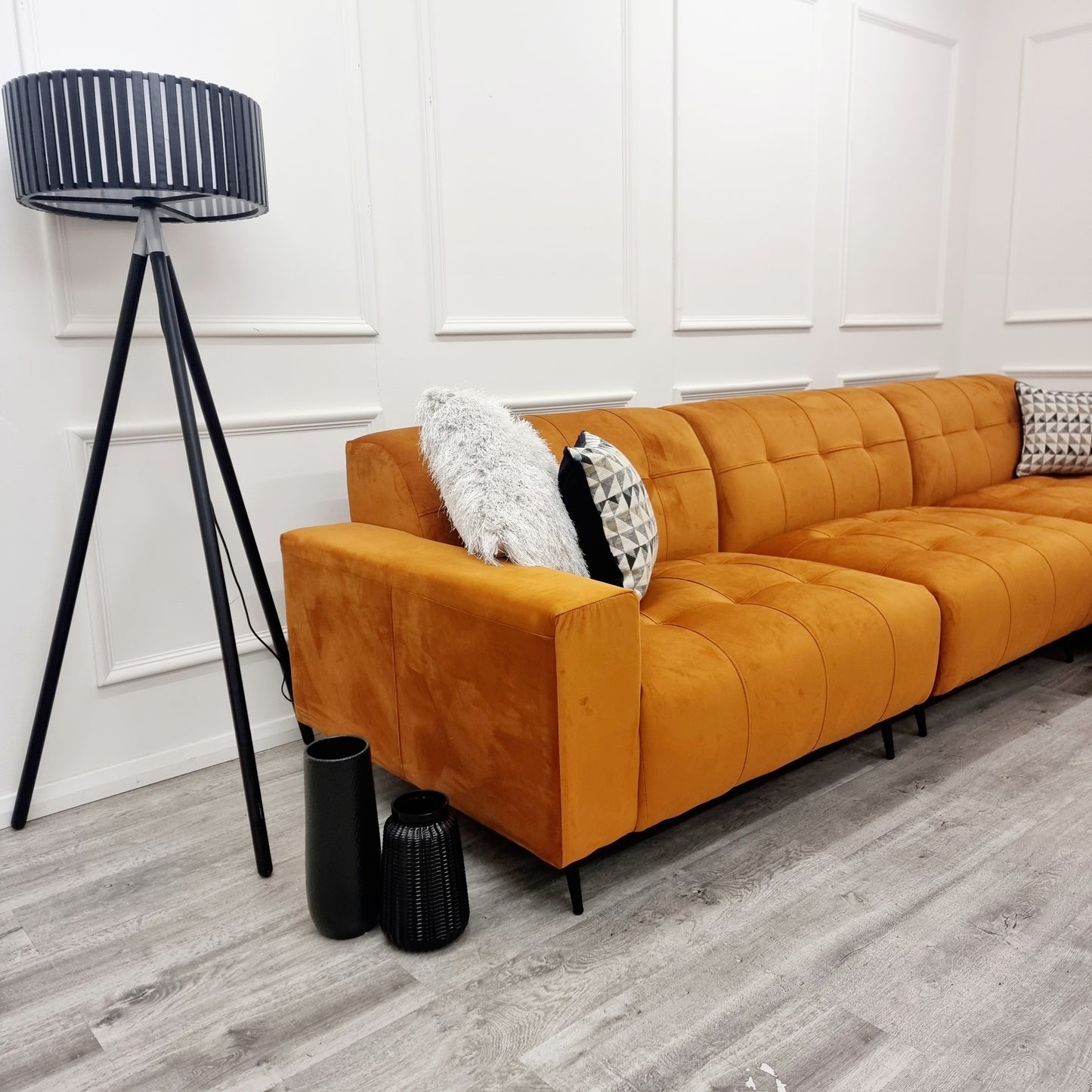 Oslo Open Plan Sofa - Burnt Orange